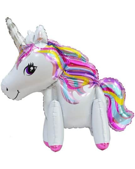 3D Фигура Единорог Звездная радуга 58 см