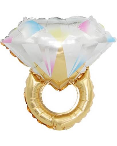 Фигура Кольцо с бриллиантом золото