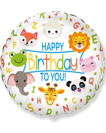 Круг С Днем Рождения! (веселые зверята)